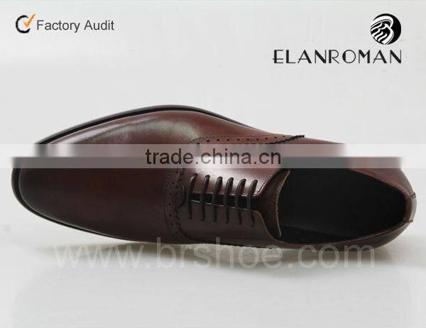 Men footwear in dress shoes style and genuine leather