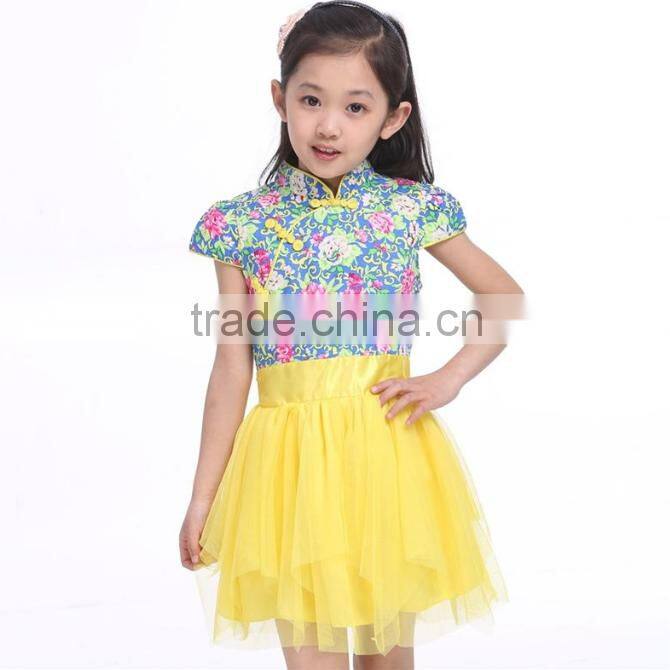 Custom design lovely children summer dress