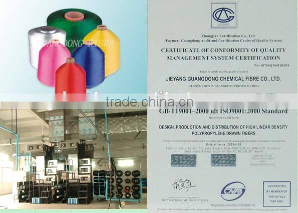 PP YARN High Tenacity PP FDY Yarn 50D to 3600D