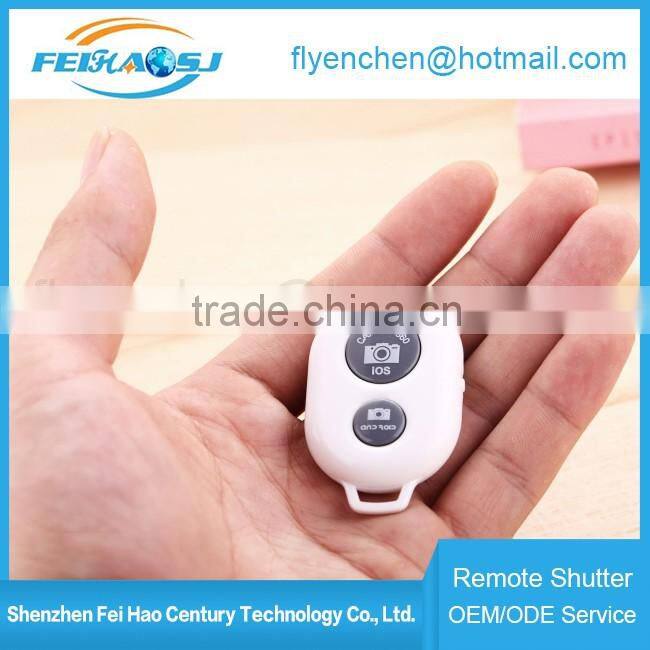 Wireless selfie stick with bluetooth remote shutter