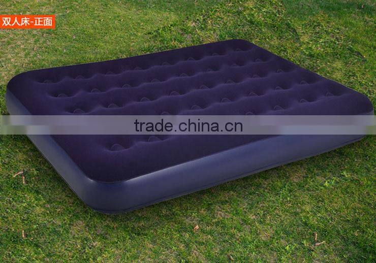 single and double sizes high quality outdoor and indoor inflatable air bed
