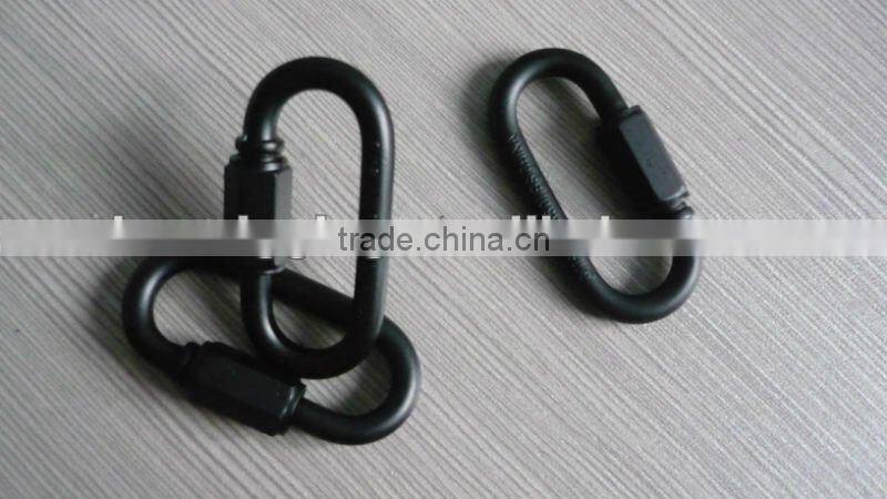 Rigging Hardware Black Plated Quick Link /Wire Rope Accesory