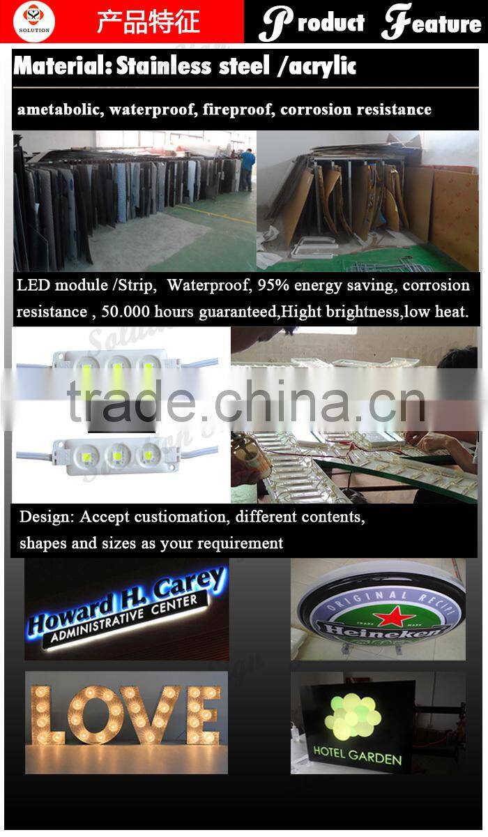 Outdoor Illuminatl ed led lighting leter