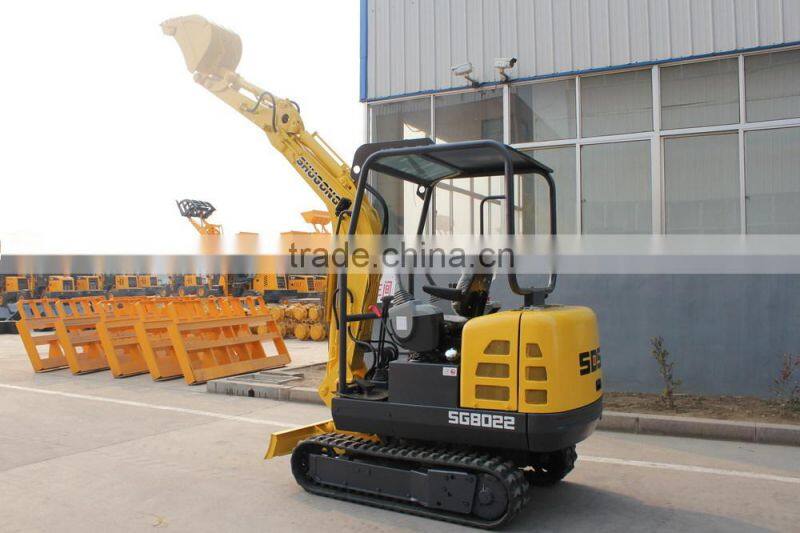 2.2T hydraulic crawler excavator/mini excavator/1.5ton 2.0ton 1.8ton crawler mini excavator/mini digger/0.08m3 bucket excavator