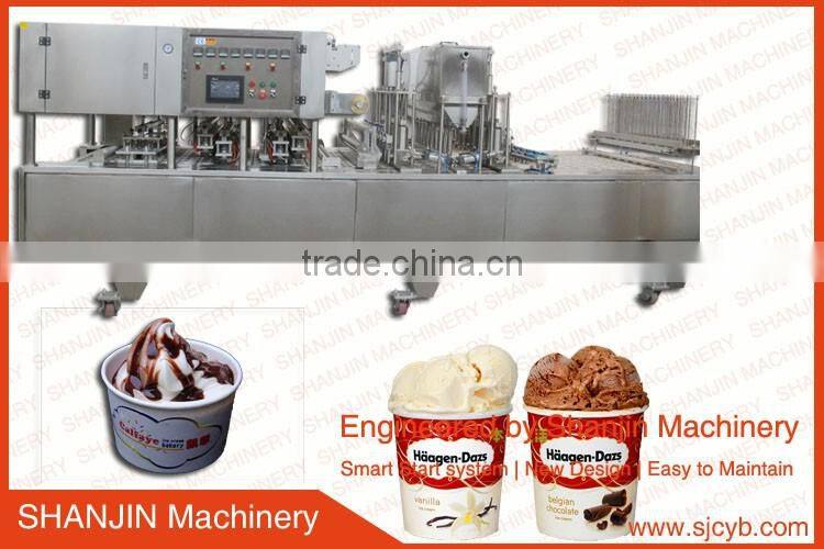 ice cream cup filling machine / cup filling and sealing machine / cup filling machine