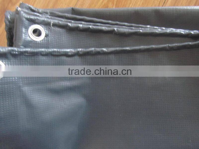 650gsm pvc coated fabric tarpulin 1000D 9*9 mesh 10m x 20m for agricultural crop fumigation tarpaulin cover tarp