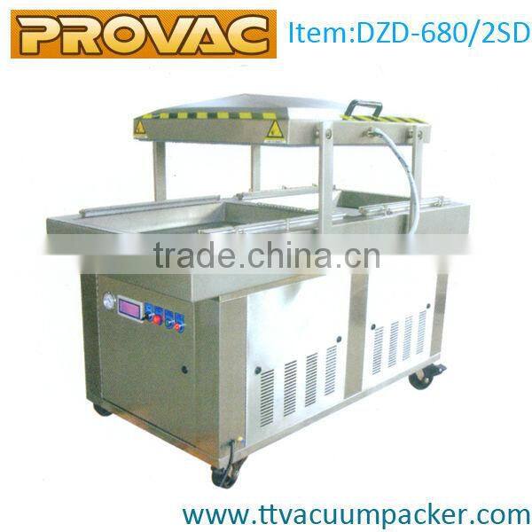 cashew nut double chamber automatic pendulum cover vacuum packing machine with CE certificate