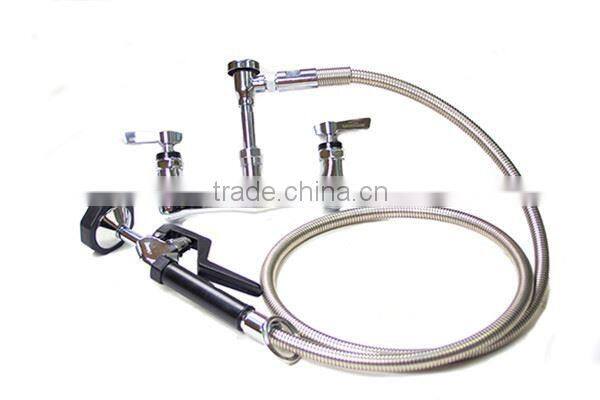 Doflex brass double lock shower Hose ACS SGS CE Certificated Stainless Steel Collapsible Popular factory supplier kitchen faucet