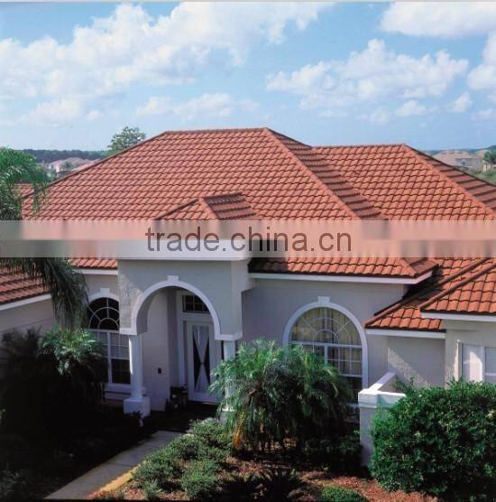 New Design Color Stone Coated Metal Roof Tile