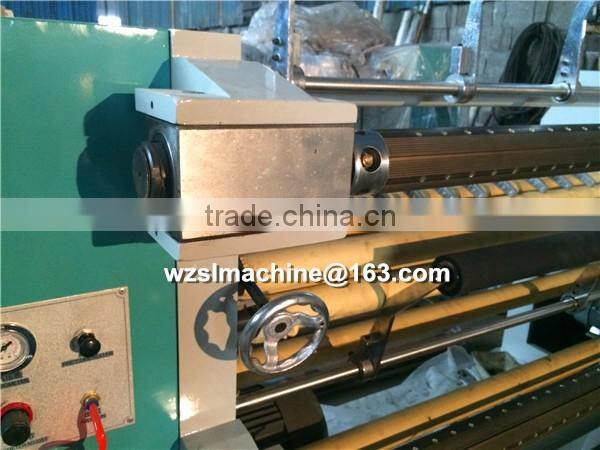 Glue Paper PVC fabric roll slitting machine