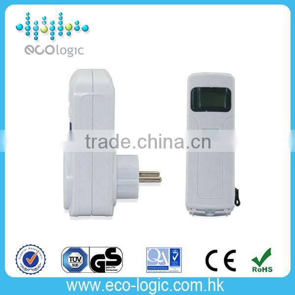 New design auto thermostat socket with green LCD backlight use in heating device