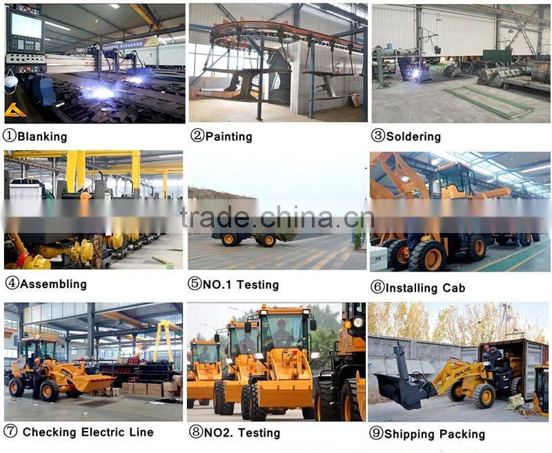 1.0t mini front loading machine