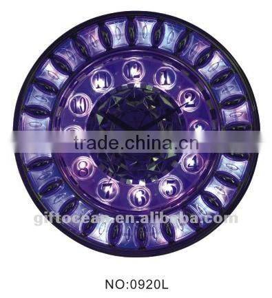 Noble LED light analog wall clock, hotel LED wall clock