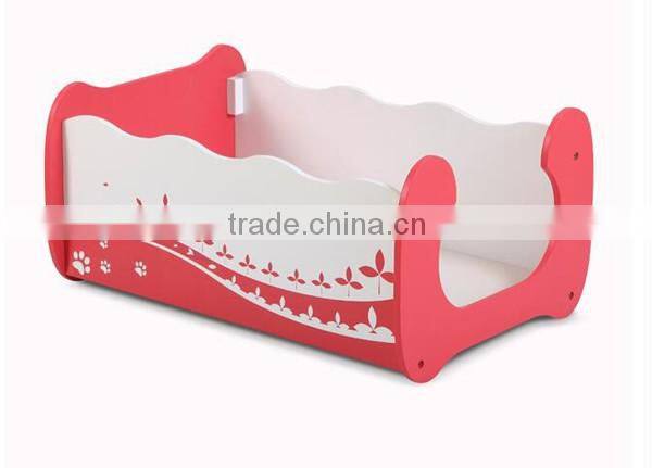 2016 new design wooden pet bed dog bed