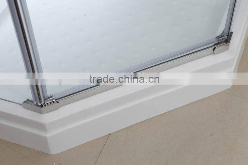 Diamoned-shape Stainless Steel Pivoted Shower Enclosure(KK3127)