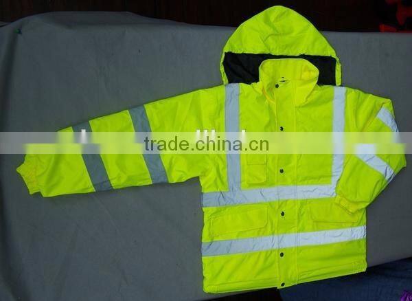 Cheap High Visible Winter Reflective Jacket winter jackets safety bomber jacket