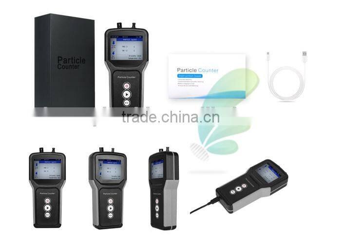 Indoor air quality monitor laser particle size analyzer for 0.3 and 2.5