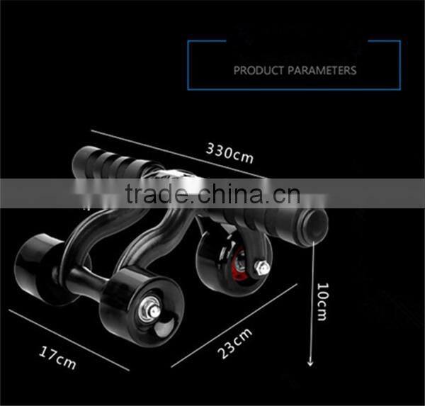 Smooth Three ab slimmer With ab Mat Fitness Exerciser Abdomonal Abs Wheels