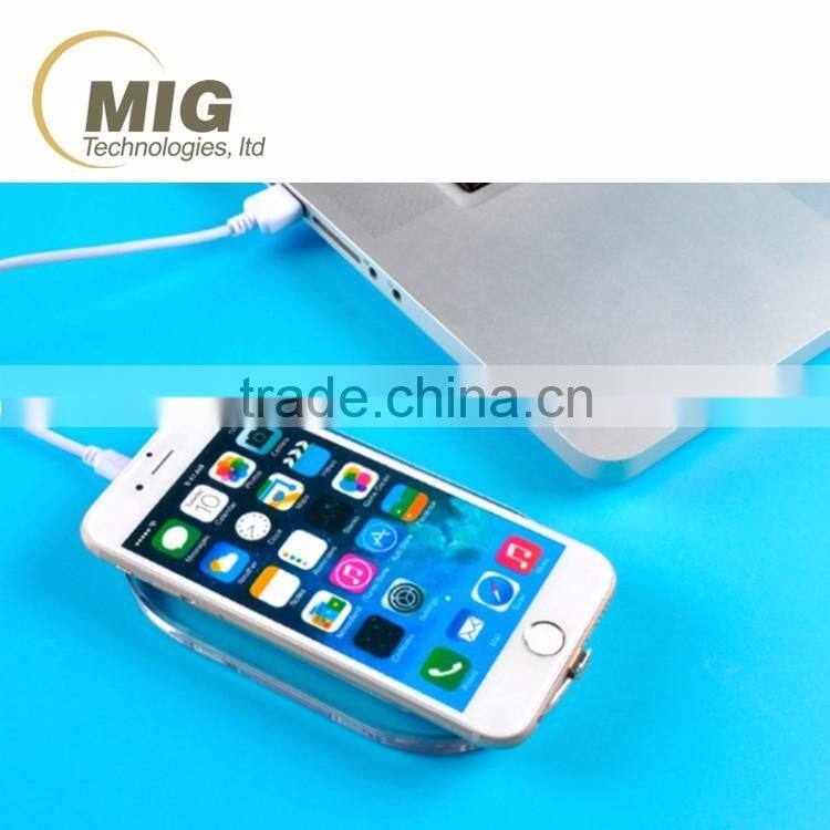 QI Wireless Charger Transmitter Pad for iPhone 4 5 6, 3 coils portable charger for Samsung HTC MI Cell Phone