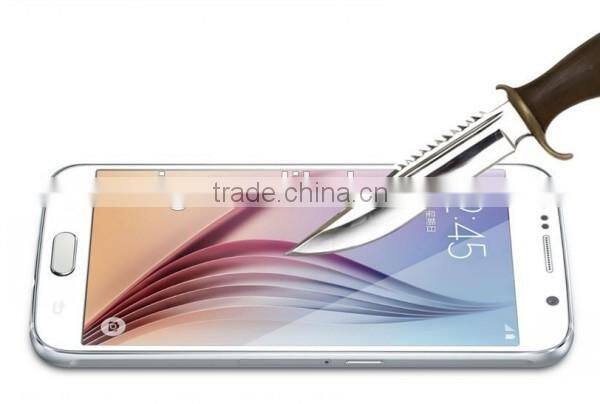 glass film, Tempered Glass Full Cover Color Silk Printing Screen Film, for Samsung galaxy S6 glass screen protector