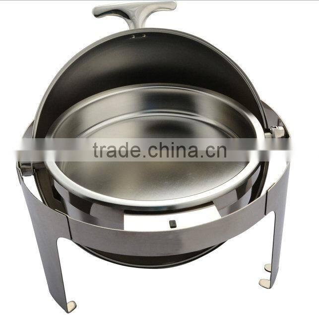 Electric Built-in Round Roll Top Chafing Dish,Stainless steel food warmer chafing dish