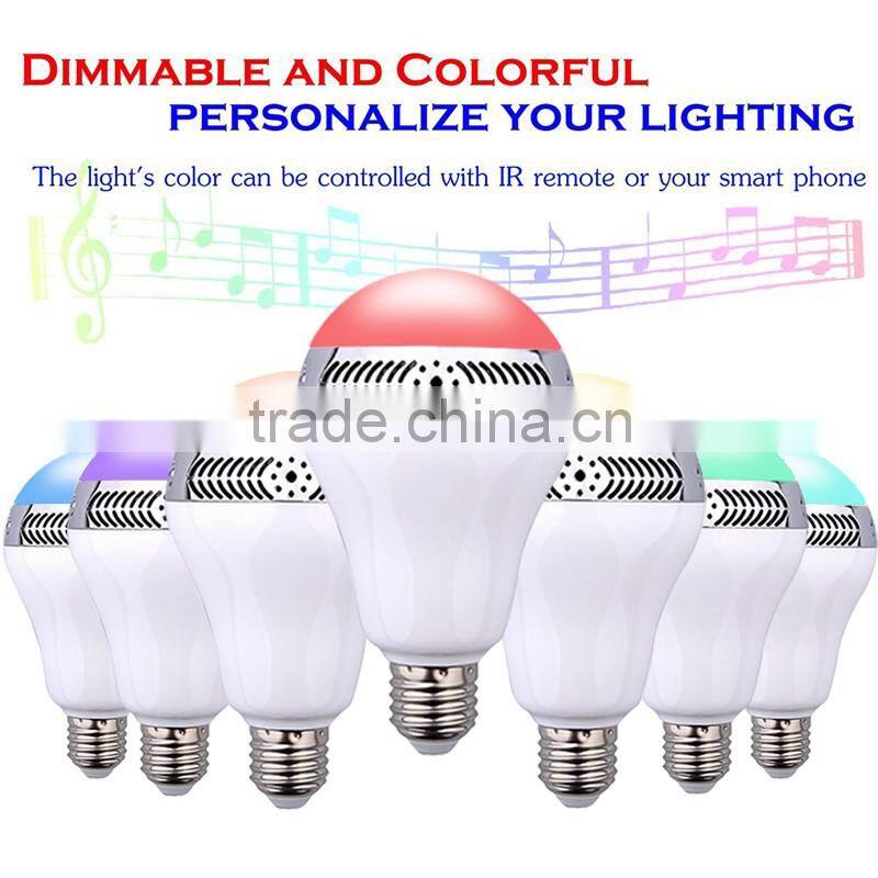 Speaker Music Player Bluetooth Sound Light Bulb