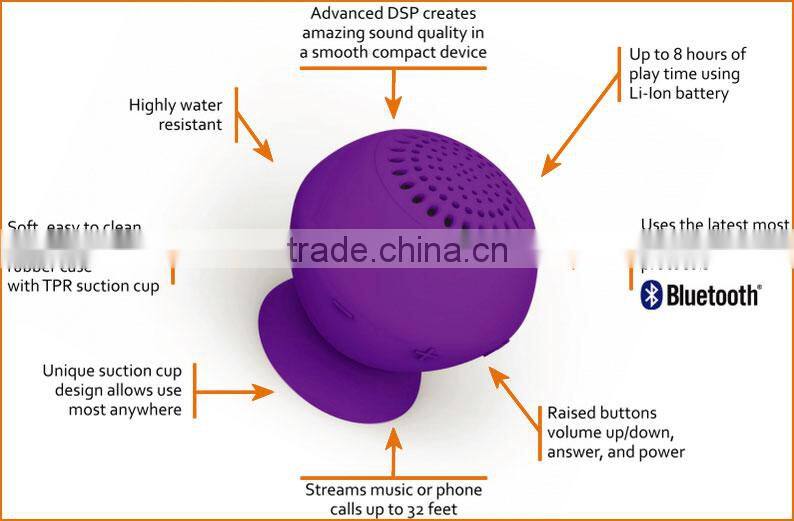 A2 Mini silicone wireless bluetooth speaker with microphone
