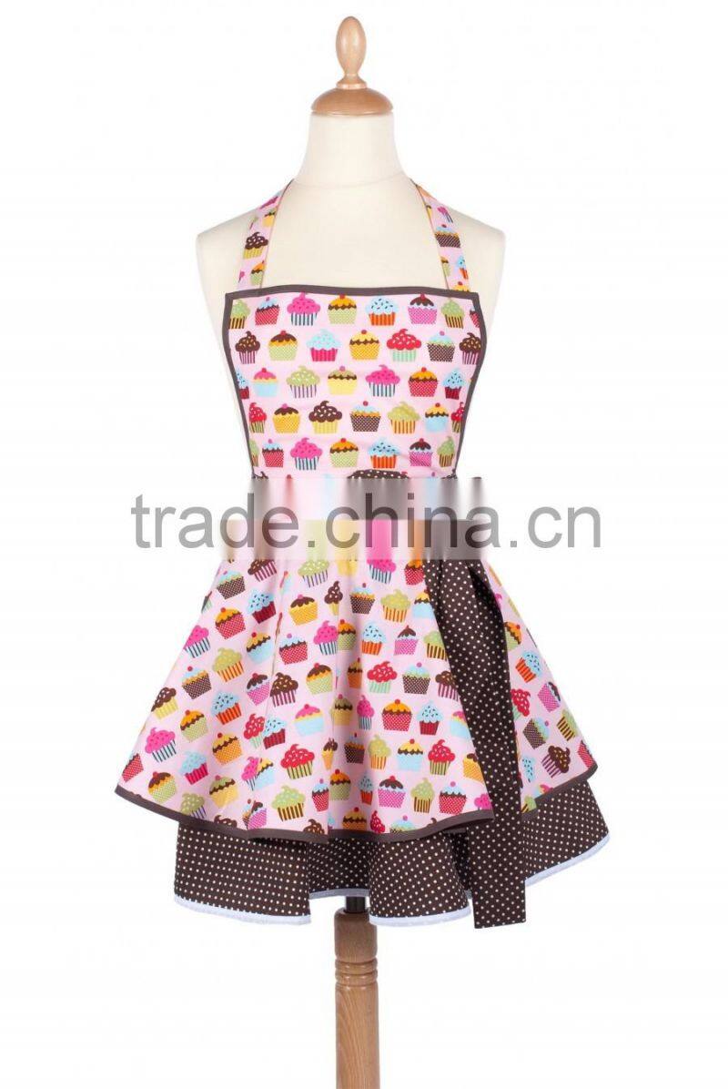 Promotional cooking apron with customized logo