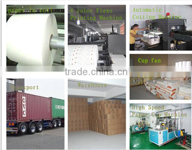 Take away paper cups with lids, dispoasble paper tea cup