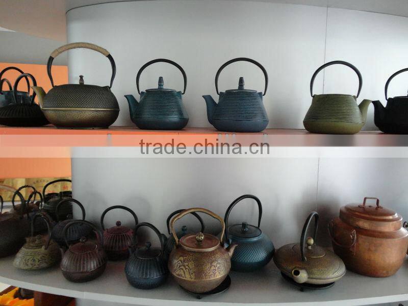 0.8L/32oz Zen Tetsubin cast iron teapot Black