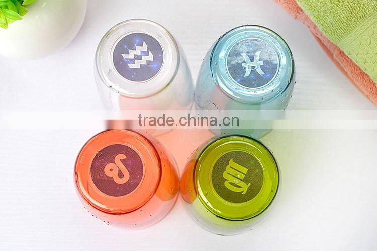 Colorful plastic custom tooth brush mug/cup