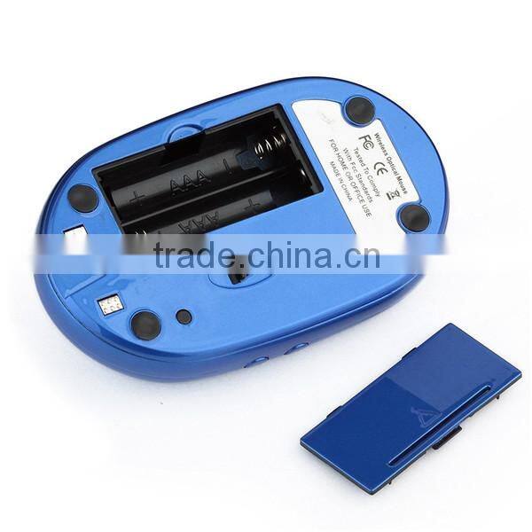 Rechargeable wireless optical mouse 2.4ghz computer mouse custom printed