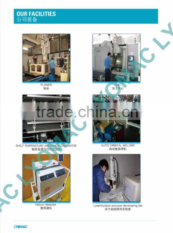 100KG drying capacity Production vacuum freeze dryer/ lyophilizer machine for pharmaceutical
