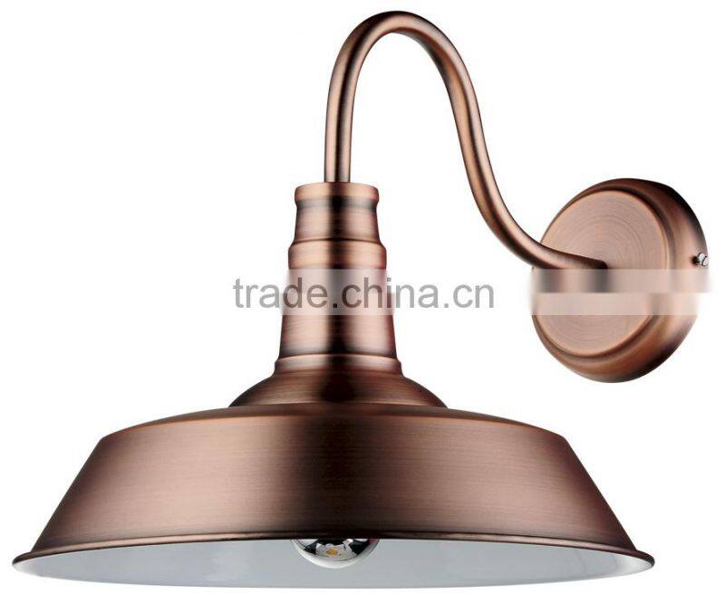 Vintage Simple Wall Sconce with painting black white red and plating copper W4031