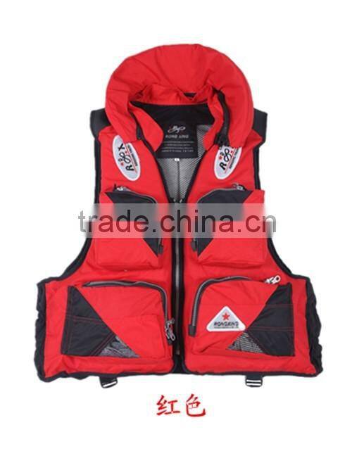 Fishing vest with removable EPE foam