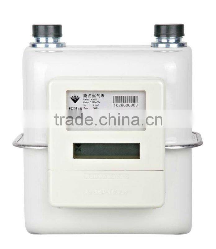 DWG4S Sapphire Diaphragm Wireless Remote Direct Reading Smart Household Gas Meter