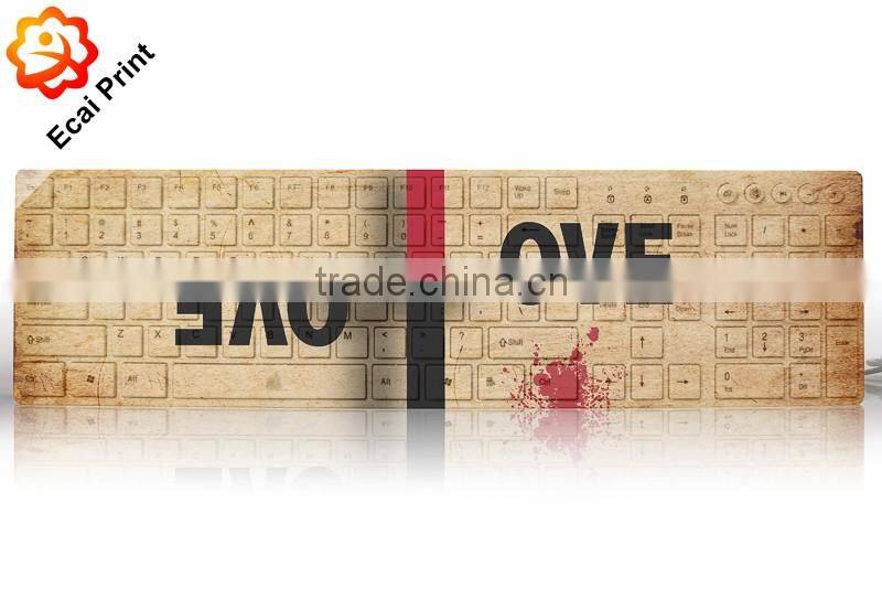 2016 hot sale custom digital printing keyboard