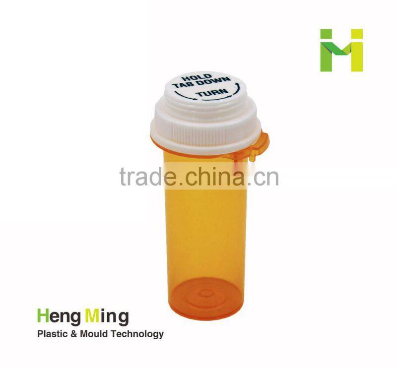 Custom plastic prescription bottle