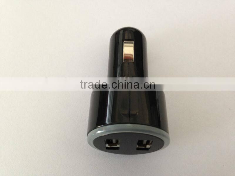Top Selling 5V 2.1A USB DC Car Adapter For Iphone5 / Ipad/ Samsung Galaxy