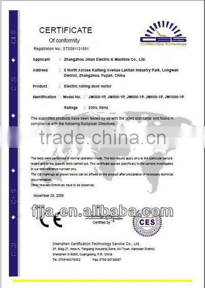 (300KG) QD-DC automatic roller shutter door motor