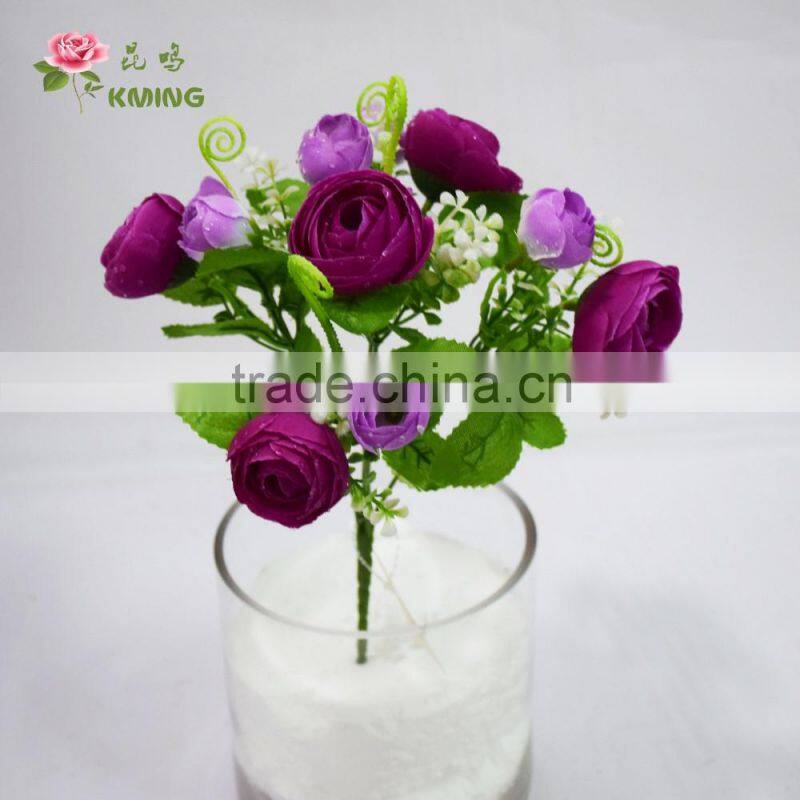 Factory price new fashion fresh cut silk flower China wholesale Wedding stage decoration