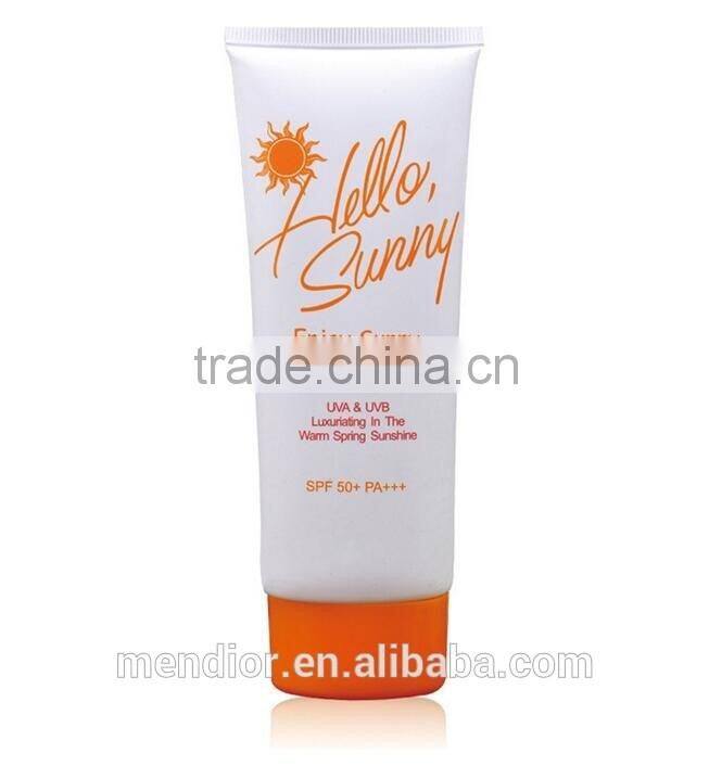 Mendior Whitening Custom best brand sunscreen cream sunblock With Natural Ingredients anti UV OEM
