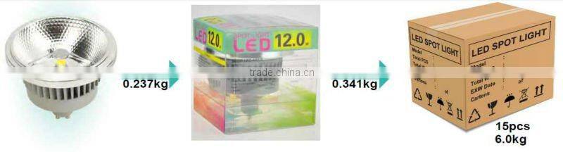 g53 9w led lamp ar111