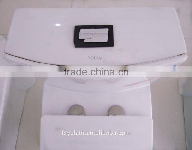 Classical style one piece p trap water closet and wc toilet