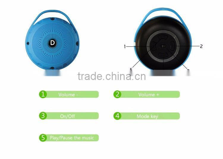 2016 new arrived wireless portable mini speaker with Handsfree Mic and FM Radio