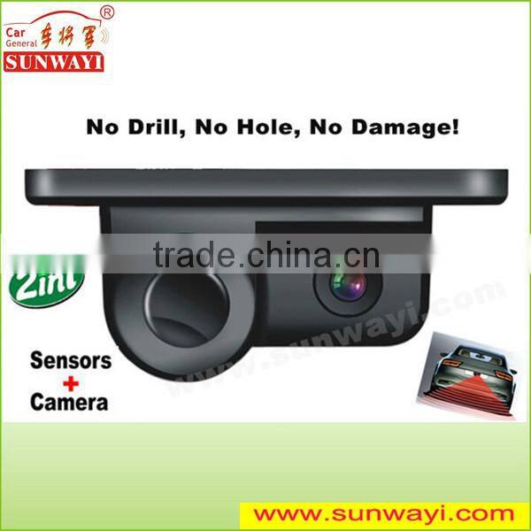 High quality 7inch rearview mirror parking sensor with hidden camera