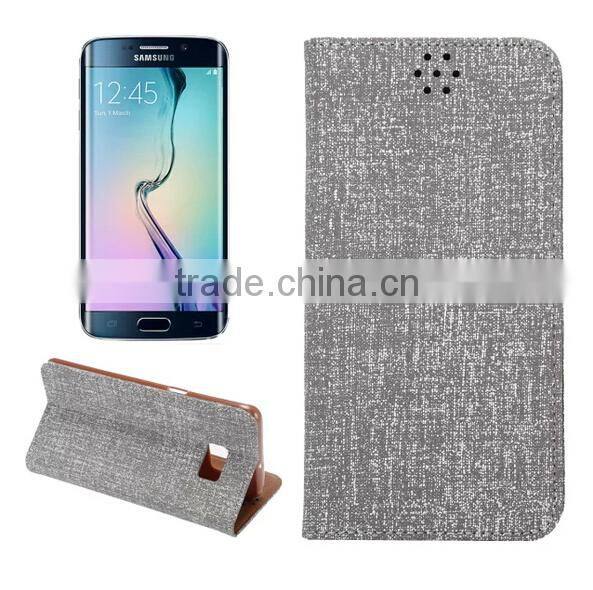 Wholesale Bling Leather Case With Card Slot For Samsung Galaxy S6 Edge