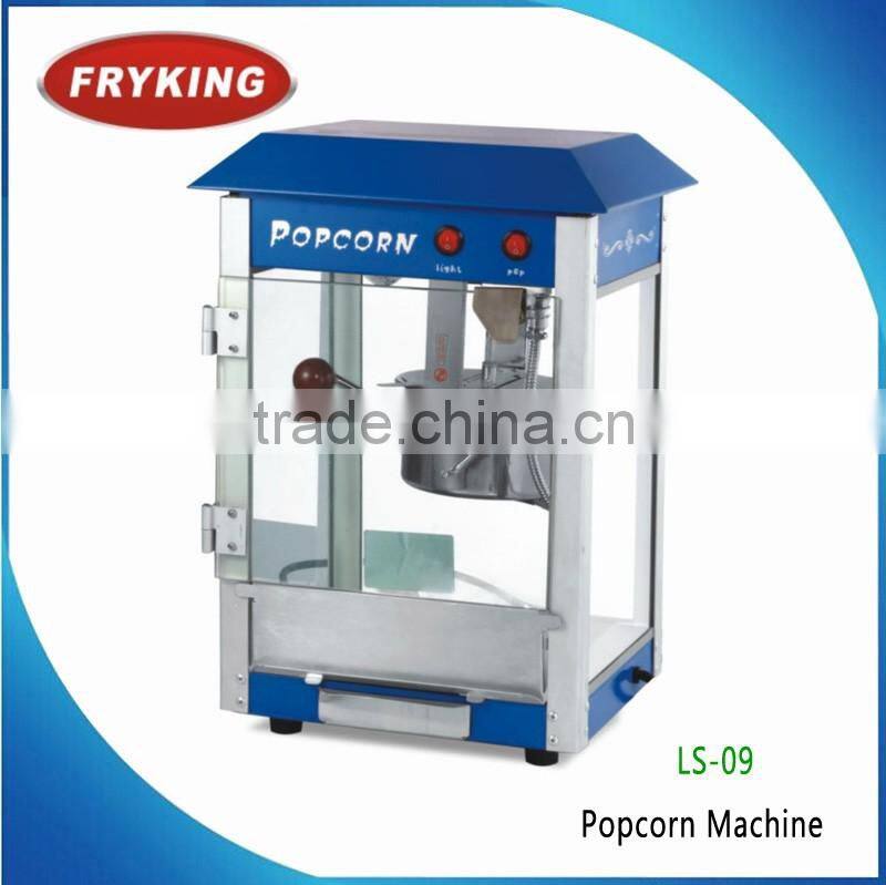 durable commercial popcorn maker machine with cart and wheel
