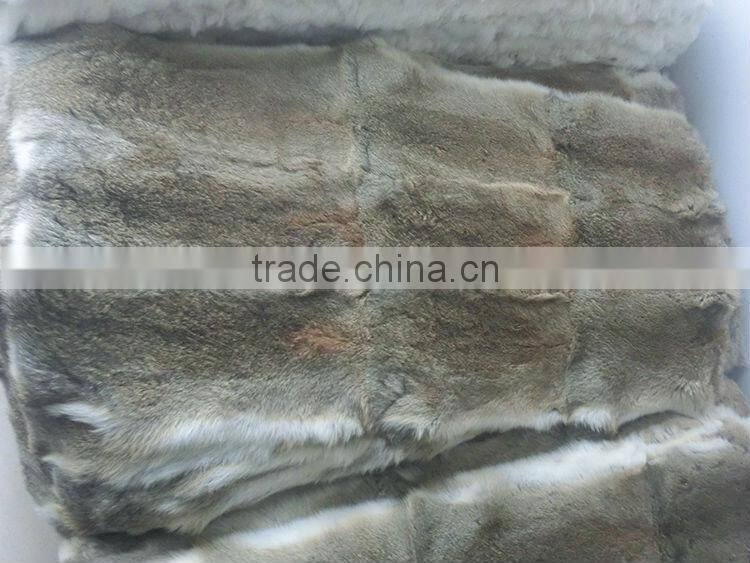 Natural Rabbit Plate / Fur Blanket Rabbit Fur Plate