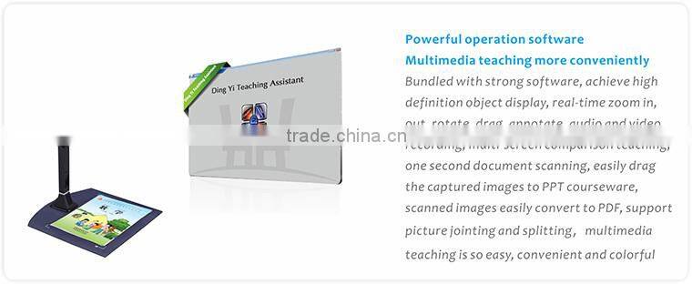 Portable digital visualizer presenter for education and office